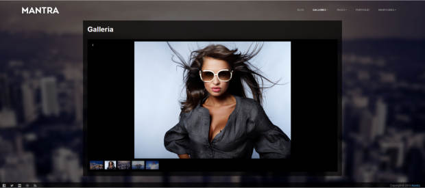 Mantra WordPress Theme Galery Page