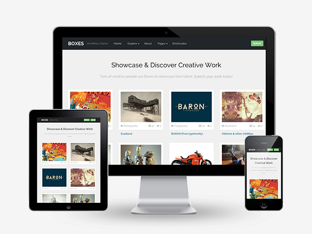 Boxes - Premium WordPress template by Theme Junkie