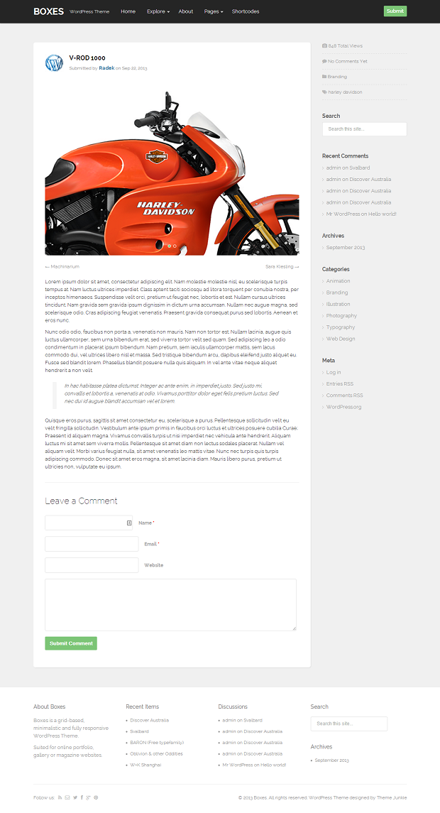 Boxes Premium WP Theme - Post Template Boxes Premium WP Theme - Post Template