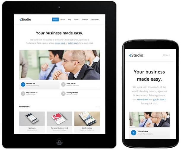 eStudio - Premium WordPress template by Theme Junkie