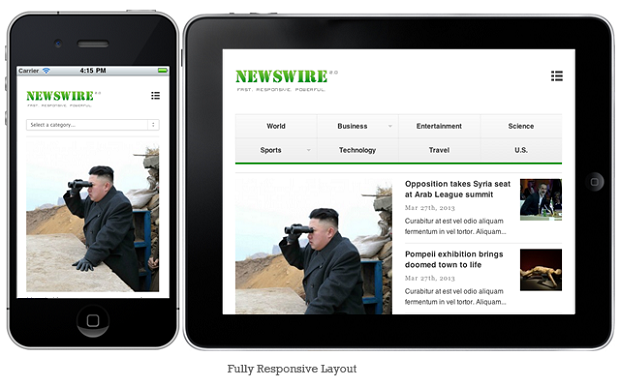 Newswire - Responsive Premium WordPress Theme