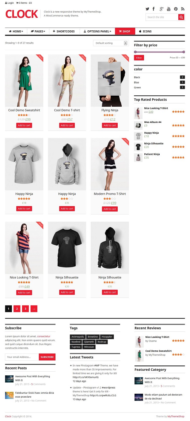 Clock - WooCommerce-ready WordPress theme - Shop Clock - WooCommerce-ready WordPress theme - Shop