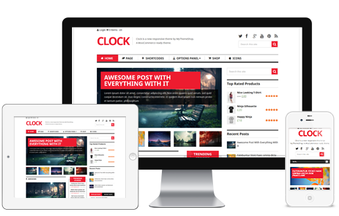 Clock - Responsive, Premium WordPress Theme >> WooCommerce ready! Clock WordPress Theme