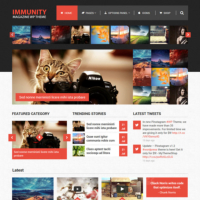 Immunity Wordpress Theme - WooCommerce-ready