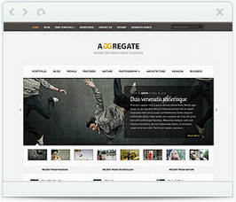 Aggregate WordPress Theme Aggregate WordPress Theme