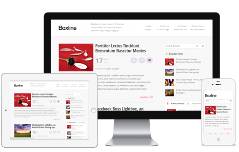 Boxline WordPress Theme Boxline WordPress Theme