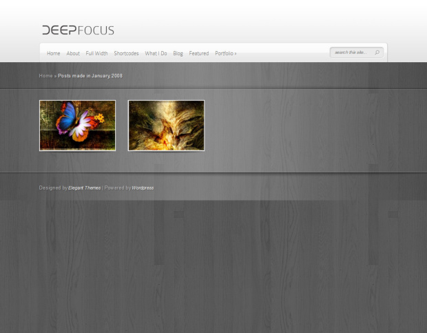 DeepFocus WordPress Theme Archive Page Template DeepFocus WordPress Theme Archive Page Template