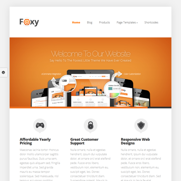 Foxy WordPress eCommerce Theme