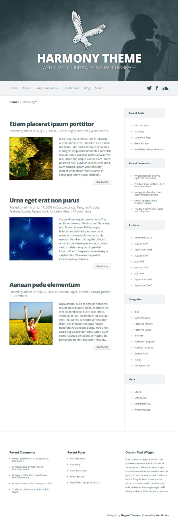 Harmony WordPress eCommerce Theme Category Page Template Harmony WordPress eCommerce Theme Category Page Template