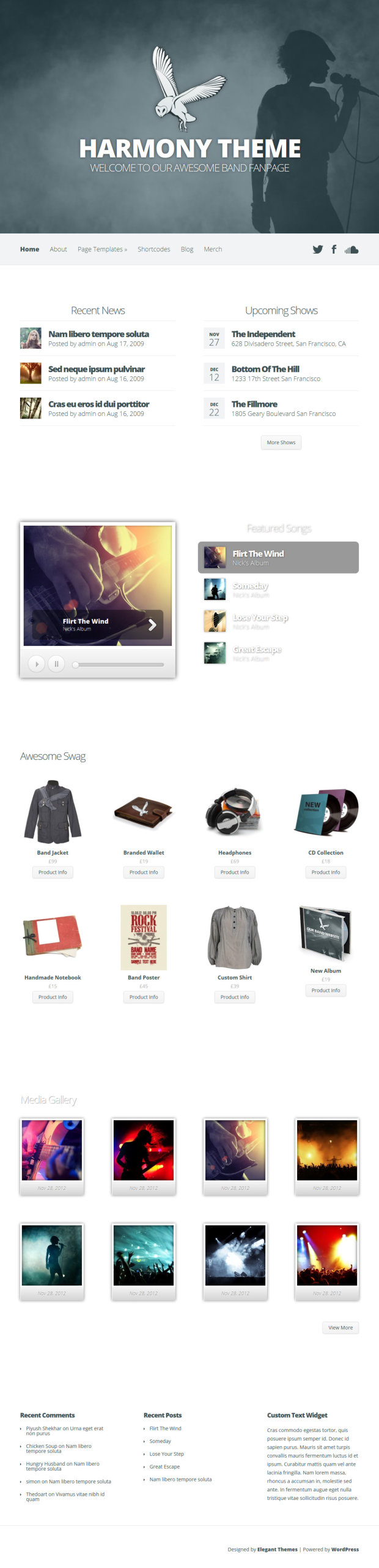 Harmony WordPress eCommerce Theme Home Page Harmony WordPress eCommerce Theme Home Page