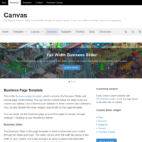 Canvas WooCommerce WordPress Theme