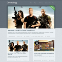 Chronology WordPress theme WooCommerce-ready