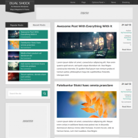 DualShock Free WordPress Theme