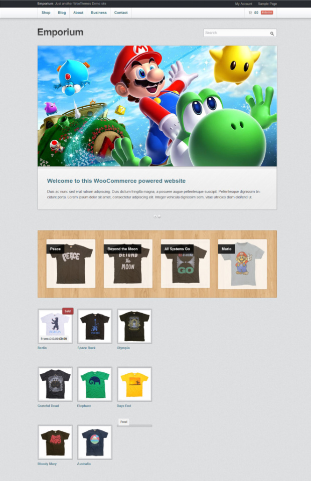 Emporium WooCommerce WordPress Theme Home Page Emporium WooCommerce WordPress Theme Home Page