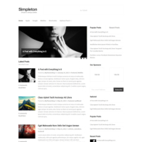 Simpleton Minimalist WordPress Theme