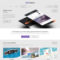 Hadron WordPress Theme Featured