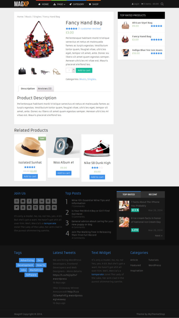 MagXP WordPress Theme Product