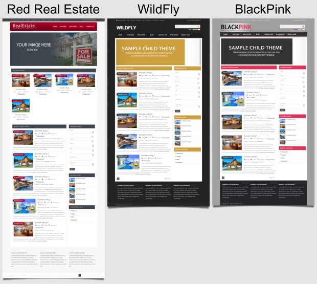 Real Estate WordPress Child Themes