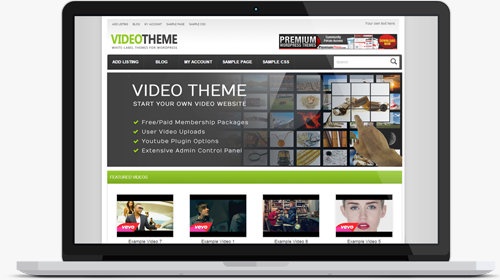 Video Sharing WordPress Theme